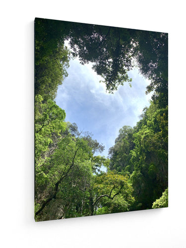 Poly Canvas Print - Trees Heart