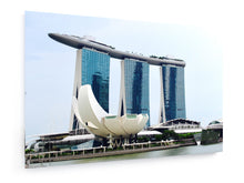 Load image into Gallery viewer, Stretched Canvas - Textile - Singapore Skyline