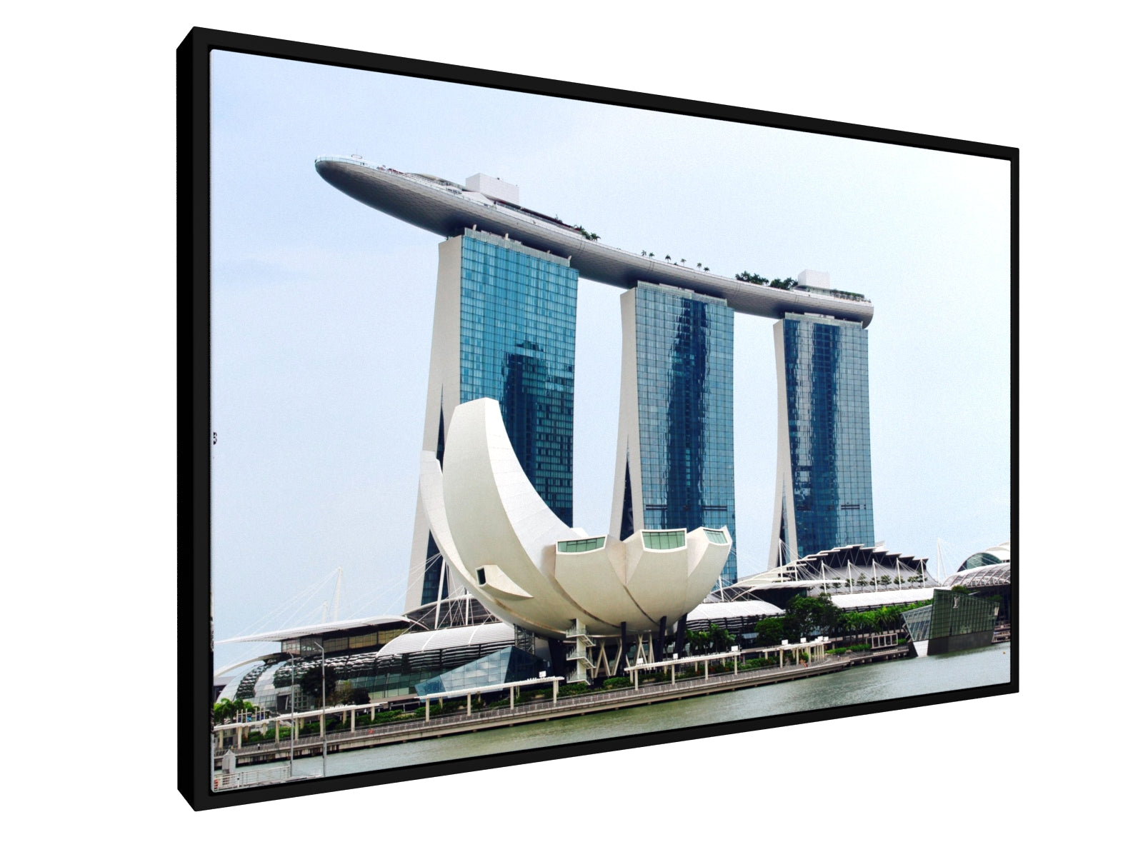 Stretched Canvas Classic - Float Frame - Singapore Skyline