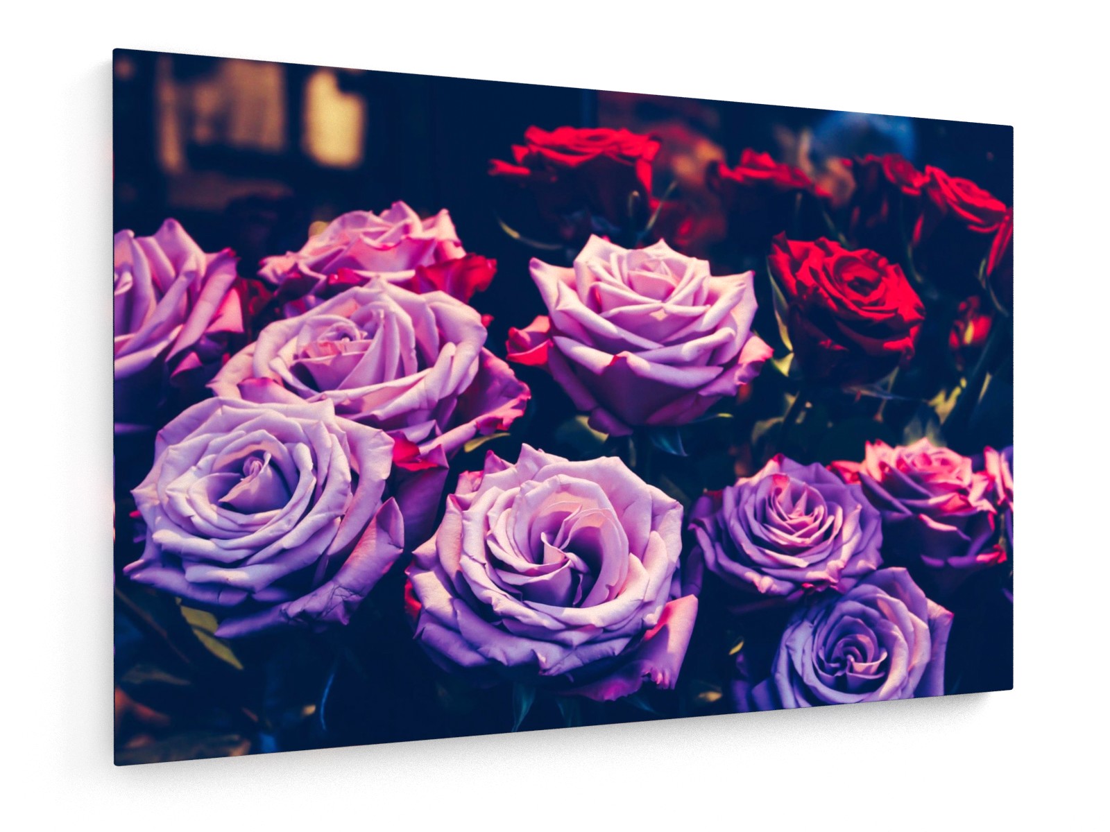 Stretched Canvas - Textile - Roses