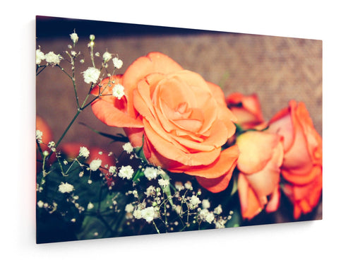 Poly Canvas Print - Flowers