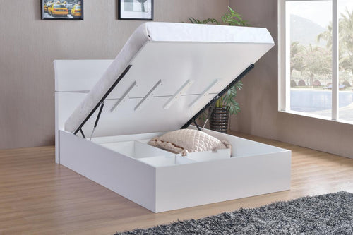Arden High Gloss Storage Bed Double