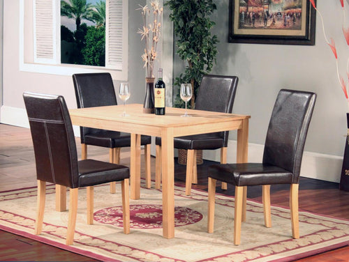 Ashdale Dining Set Ash Veneer 4 Chairs