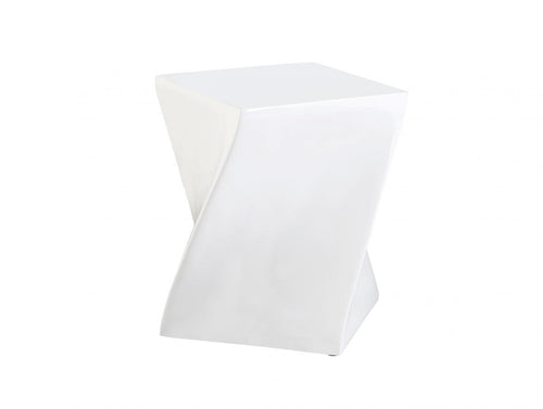 Connor High Gloss Lamp Table White