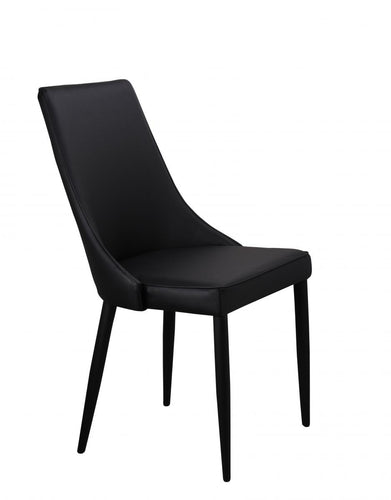 Daisy PU Chair with Black Metal Legs (4s)