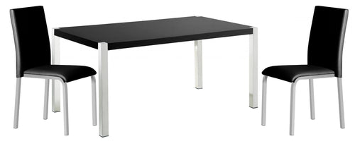 Gamma Dining Set Black