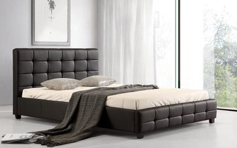 Lattice PU Double Bed