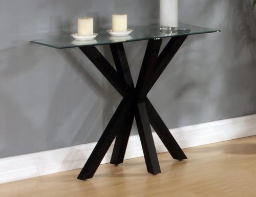 Langley Gloss Console Table Black