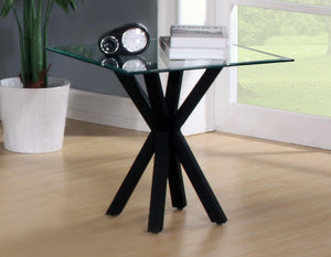 Langley Gloss Lamp Table Black
