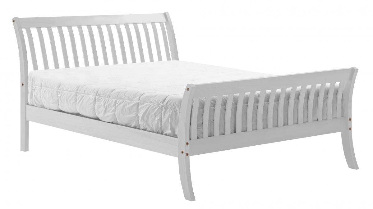 Lapaz Pine Bed Single White