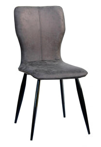 Manhattan PU Chairs Grey & Black (2s)