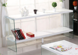 Marco White High Gloss & Glass Sideboard