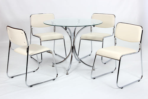 Orkney Dining Table Chrome