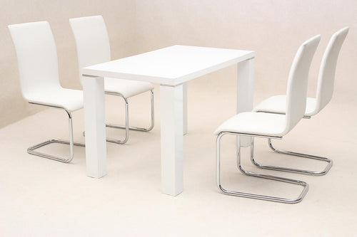 Prague Dining Table High Gloss White