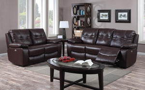 Rockport Power Recliner Leather & PU 1 Seater