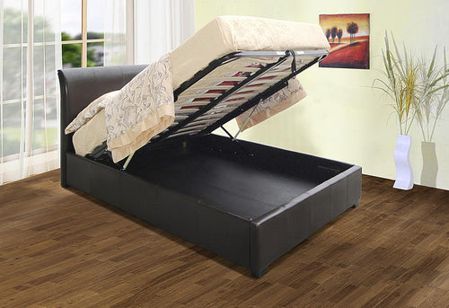 Savona Storage PU King Size Bed