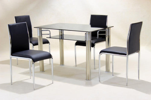 Vercelli Black Dining Table