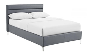 Arco PU Double Bed Grey