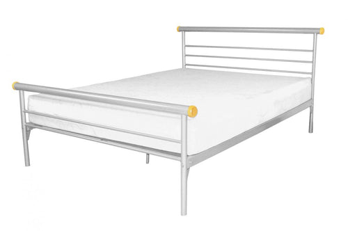 Celine Bed Single Silver