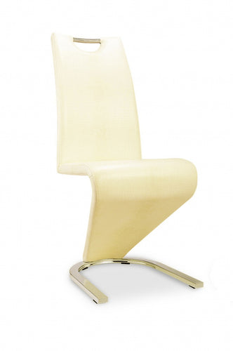 Kingsway Dining Chair Vintage PU Cream