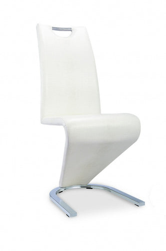 Kingsway Dining Chair Vintage PU White