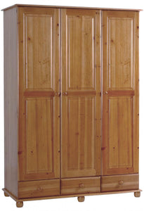 Skagen Wardrobe 3 Doors & 3 Drawers