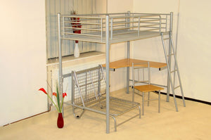 Study Bunk Silver without Chair